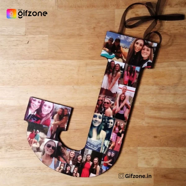J Letter With Custom Photo