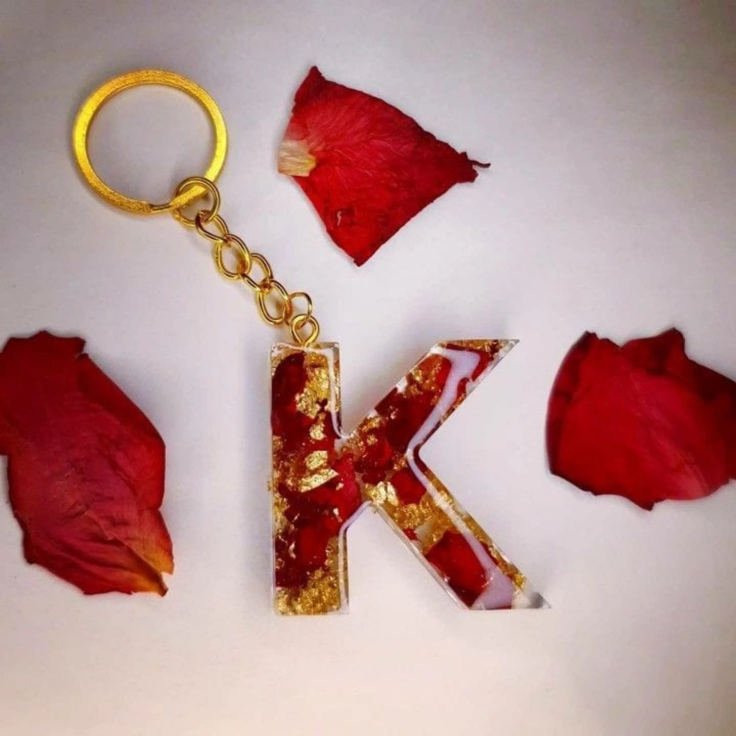 Name Letter Key Chain