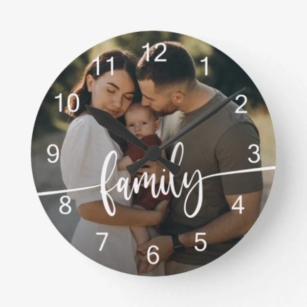 Custom Family Wall Clock
