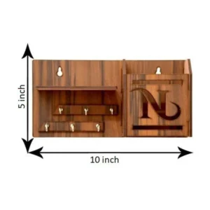 Wooden Home Decorative & Mobile Storage Box Key Holder