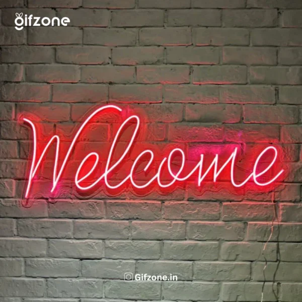 Welcome Neon Light || Custom Name & design Neon available