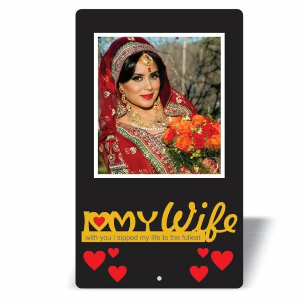 Wife Custom Photo & Name Frame