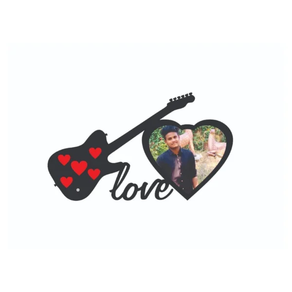 Love Guitar Photo Design