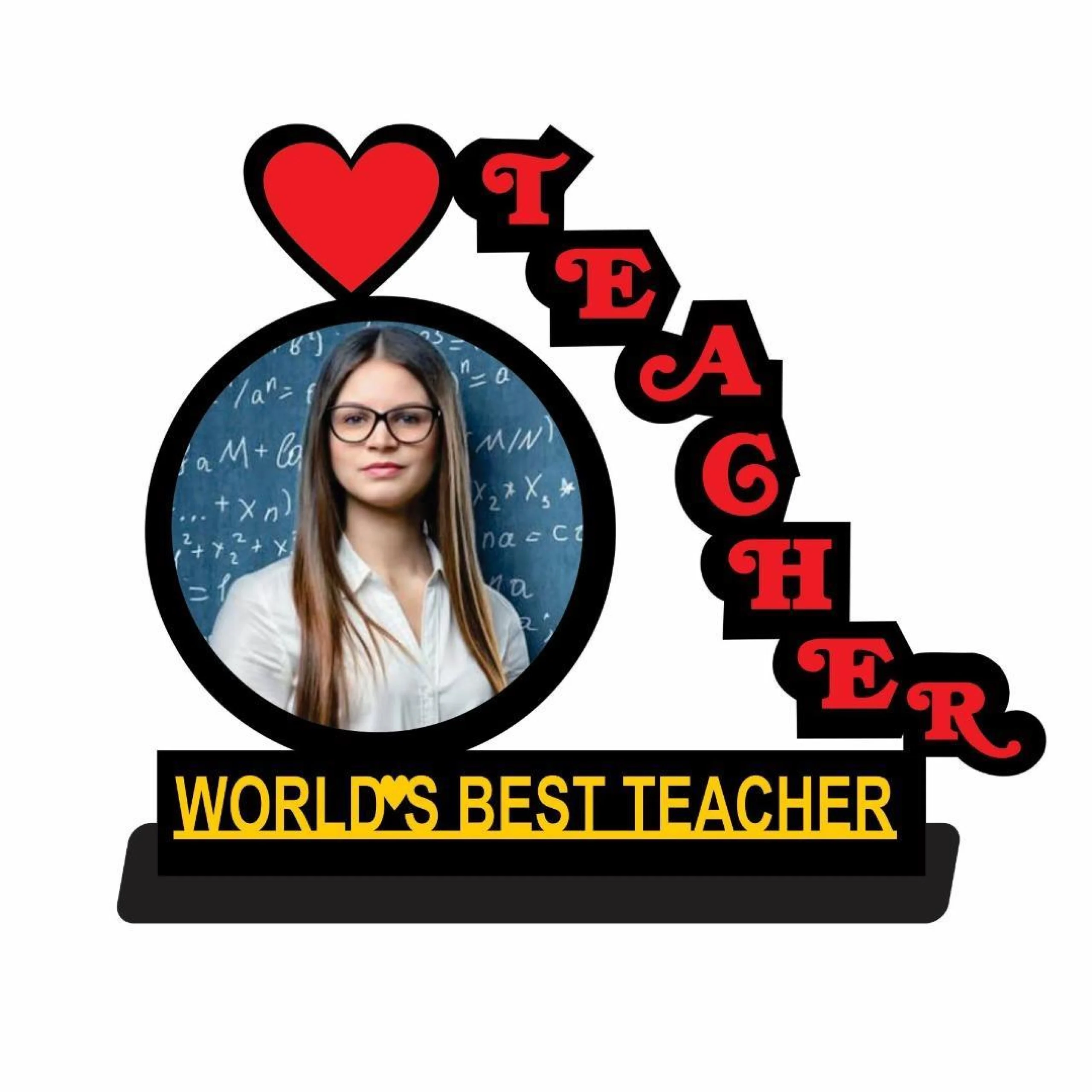 World Best Teacher Photo Frame