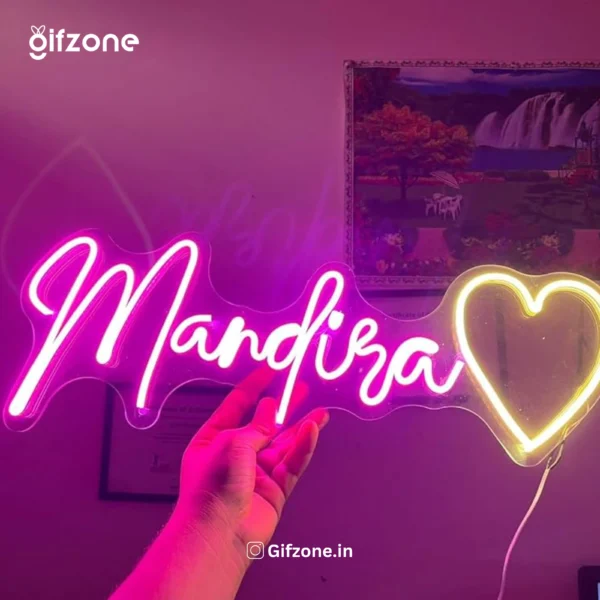 Mandira Name Neon Light || Custom Name & design Neon available
