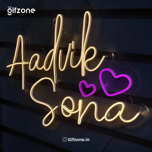 Aadvik Sona Name Neon Light || Custom Name & design Neon available