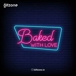 Baked With Love Name Neon Light || Custom Name & design Neon available
