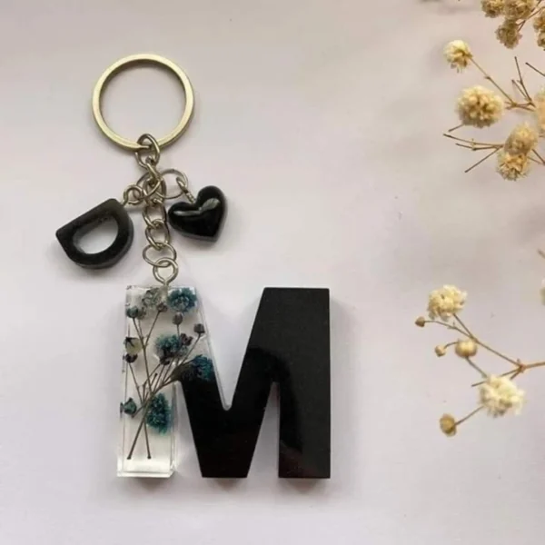 M Name Key Chain