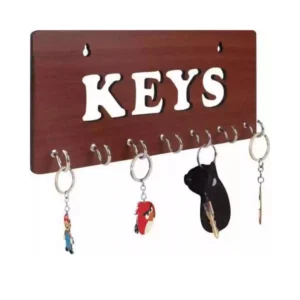 Personalised Engraved Wooden Key Holder & Mobile Holder